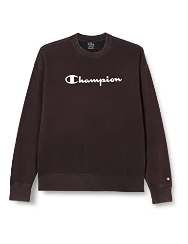 Champion Herren Legacy Old School Logo Crewneck Sweatshirt, Schwarz, M von Champion