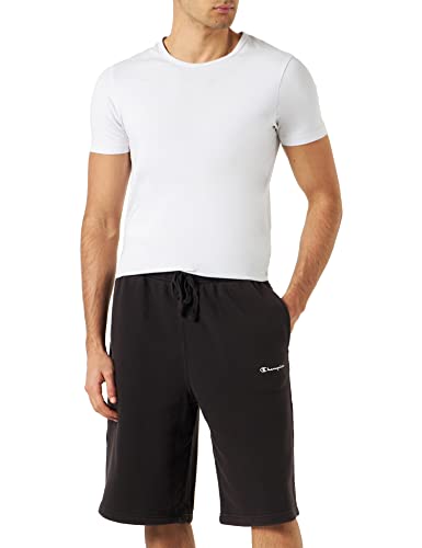 Champion Herren Legacy Old School Long Bermuda Shorts, Schwarz, XL Champion Herren Legacy Old School Long Bermuda Shorts, Schwarz, XL von Champion
