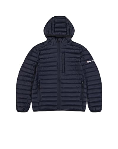 Champion Herren Legacy-Outdoor Light Hooded Jacket Jacke, Blau (BS501), L von Champion