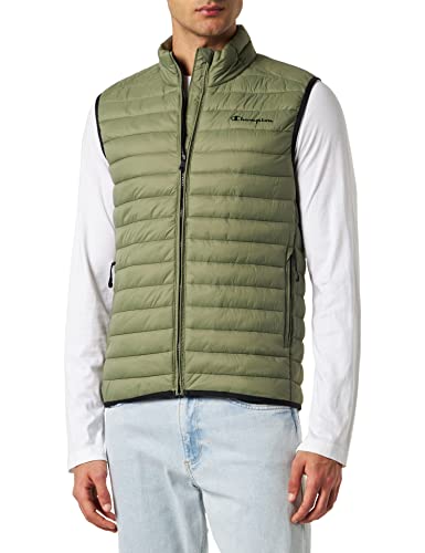 Champion Herren Legacy Outdoor Small Logo Wattierte Weste, Gunmetal Green, M von Champion