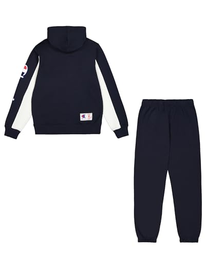 Champion Herren Legacy Retro Sport (220412) -Soft Compact Powerblend Fleece Hooded Sportanzug, Blau (BS501), XL von Champion