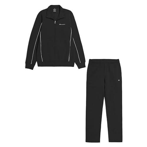 Champion Herren Legacy Sweatsuits Powerblend Fleece Full Zip Sportanzug, Schwarz, XXL von Champion