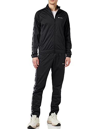 Champion Herren Legacy Tracksuits American Tape Trainingsanzug, Schwarz, L von Champion