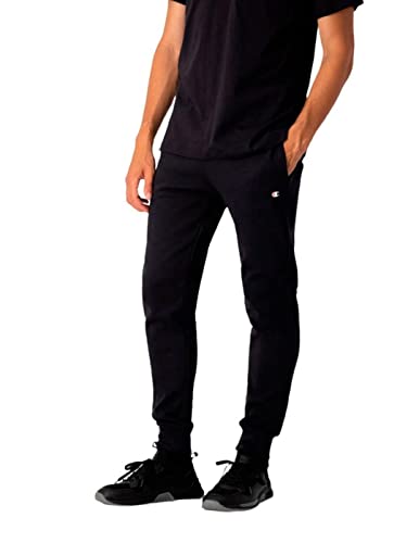 Champion Herren Legacy X-Pro Interlock Rib Cuff Trainingshose, Schwarz, XL von Champion