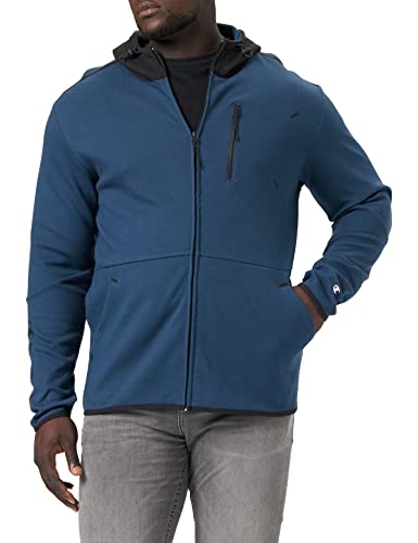 Champion Herren Legacy X-pro Interlock Full Zip Kapuzenpullover, Messing/Schwarz, M von Champion