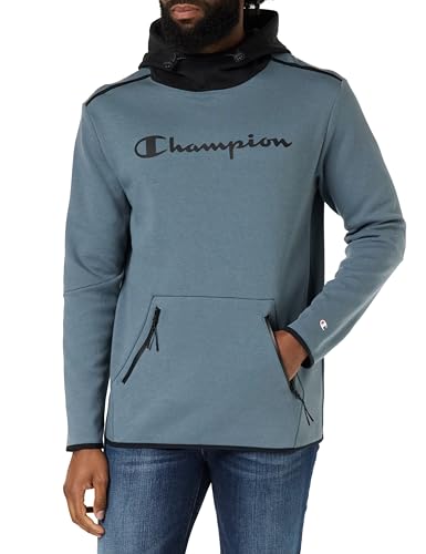 Champion Herren Legacy X-pro Interlock Logo Kapuzenpullover, Zinngrau, L von Champion