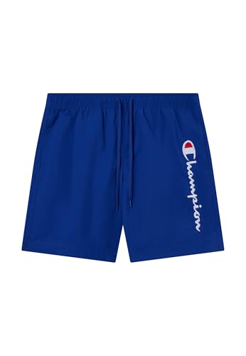Champion Herren Legacy - Beachshorts mit großem Logo, Blau (BS008), XL, Blau (Bs008), XL von Champion