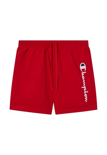 Champion Herren Legacy with Large Logo Beachshorts, Rot (Rs069), XXL von Champion