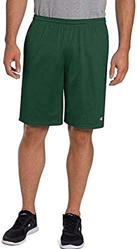 Champion Herren Shorts Lange Netz-shorts mit Taschen, DunkelGrün, XXL Champion Herren Shorts Lange Netz-shorts mit Taschen, DunkelGrün, XXL von Champion