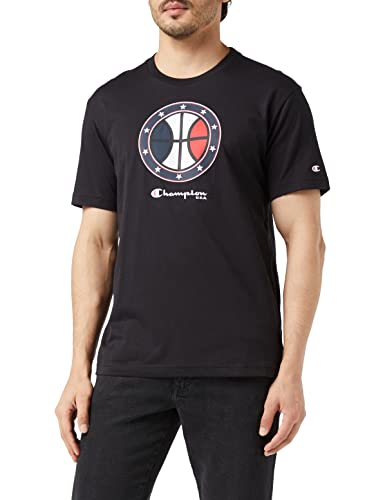 Champion Herren Off Court Small Logo T-Shirt, Schwarz, S von Champion