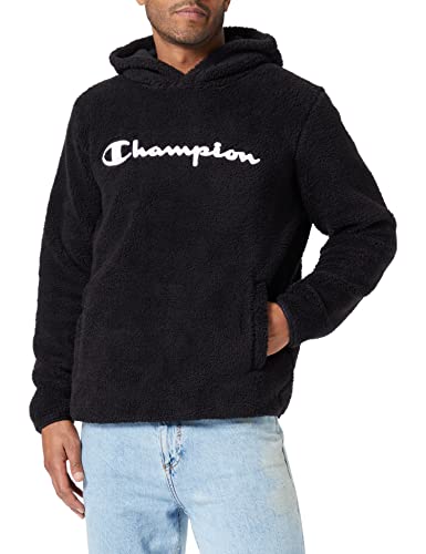 Champion Herren Polar Hooded Sweatshirt, Schwarz, XXL von Champion