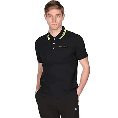 Champion Herren Polo Gallery Small Logo Polohemd, Marineblau, S von Champion