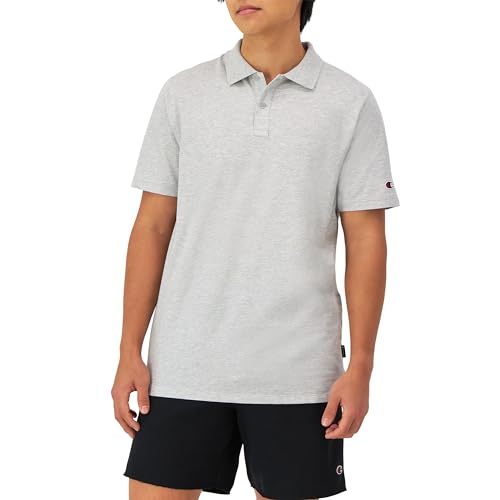Champion Herren-Poloshirt, feuchtigkeitsableitend, bestes Poloshirt für Herren, kurzärmeliges T-Shirt, Oxford-Grau mit Etikett, Klein Champion Herren-Poloshirt, feuchtigkeitsableitend, bestes Poloshirt für Herren, kurzärmeliges T-Shirt, Oxford-Grau mit Etikett, Klein von Champion