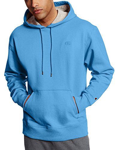 Champion Mens Kapuzenpullover Powerblend Pullover Hoodie, Swiss Blue, XXL von Champion