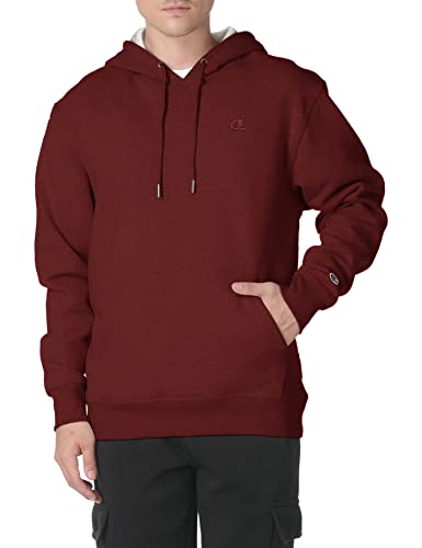 Champion Herren Kapuzenpullover Powerblend Pullover Hoodie, Kastanienbraun, S von Champion