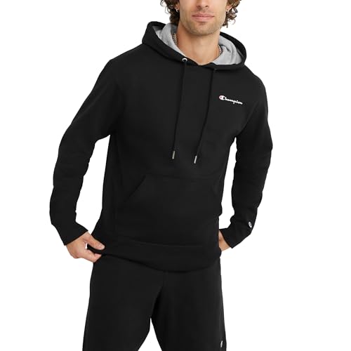 Champion Herren Powerblend Kapuzenpulli, Schwarz-Left Chest Script, Small Champion Herren Powerblend Kapuzenpulli, Schwarz-Left Chest Script, Small von Champion