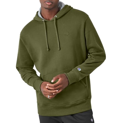 Champion Herren Powerblend Kapuzenpullover, Cargo Olive, Small von Champion