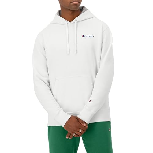 Champion Herren Powerblend Kapuzenpullover, Weiß-586224, X-Large von Champion