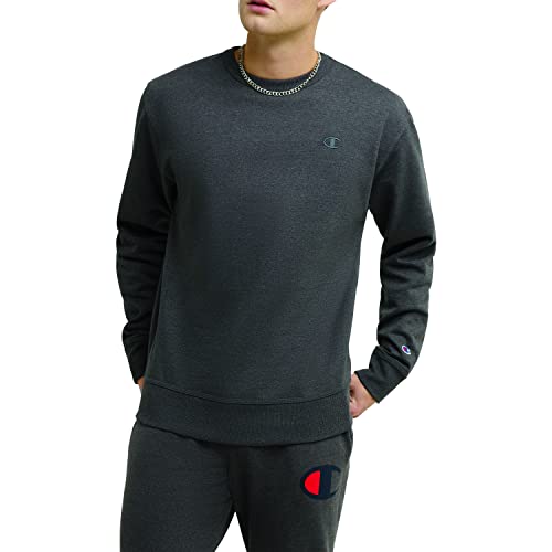 Champion Herren Powerblend Pullover Sweatshirt, Dunkelgrau, L EU Champion Herren Powerblend Pullover Sweatshirt, Dunkelgrau, L EU von Champion