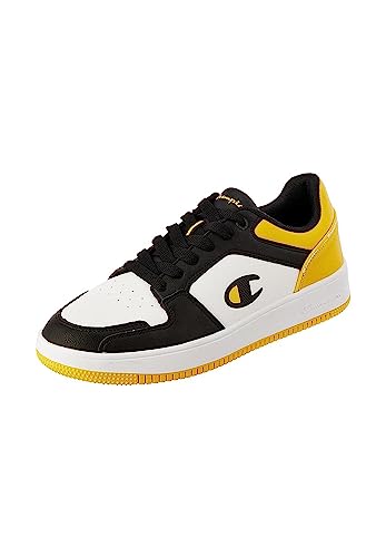 Champion Herren Rebound 2.0 Low Sneakers, Bianco Nero Giallo Ww013, 42 EU von Champion