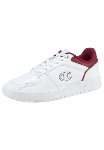 Champion Herren Rebound 2.0 Low Sneakers, Bianco Rosso Ww011, 43 EU von Champion