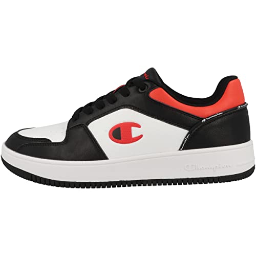 Champion Herren Rebound 2.0 Low Sneakers, Schwarz Weiß Rot Kk003, 40 EU von Champion