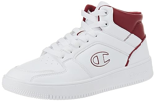 Champion Herren Rebound 2.0 Mid Sneakers, Bianco Rosso Ww011, 41 EU von Champion