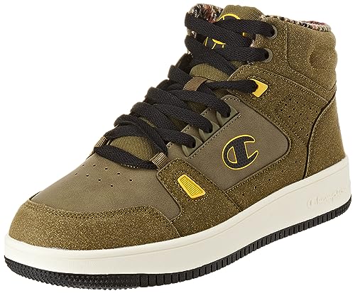 Champion Herren Rebound Mid Winterized Sneakers, Grün Gelb Gs521, 44.5 EU von Champion