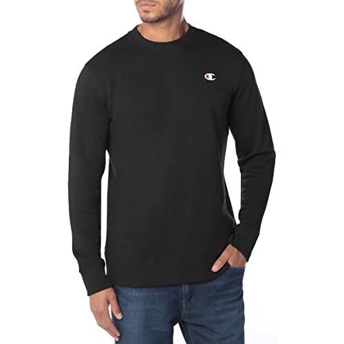 Champion Herren Reverse Weave Crew, Script-logo, mit Schriftzeichen, Englischer Aufschrift, بو die Gola Redonda Sweatshirt, Schwarz, L EU von Champion