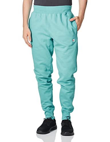 Champion Herren Reverse Weave Jogger, Left Hip C Trainingshose, Aquarelle Blue Light-y06146, Groß von Champion