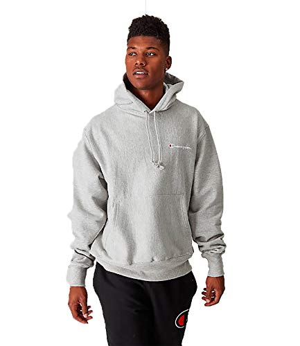 Champion Herren Reverse Weave Pullover Hoodie Kapuzenpullover, Oxford-Grau, XX-Large von Champion