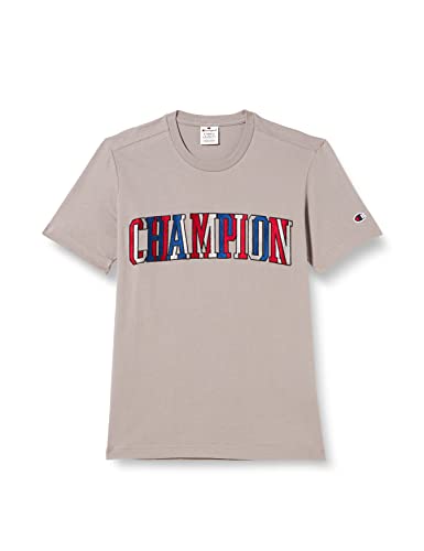 Champion Herren Rochester 1919 Bookstore Crewneck S-s T-Shirt, Grau (CDB), Medium von Champion