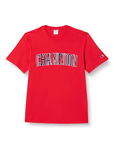 Champion Herren Rochester 1919 Bookstore Crewneck S-s T-Shirt, Rot (Red), Large von Champion