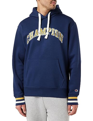 Champion Herren Rochester 1919 Bookstore-Heavy Powerblend Fleece Kapuzenpullover, Blu Marino, M von Champion