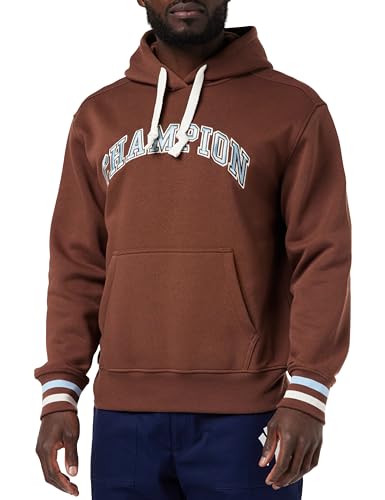 Champion Herren Rochester 1919 Bookstore-Heavy Powerblend Fleece Kapuzenpullover, Marrone, L von Champion