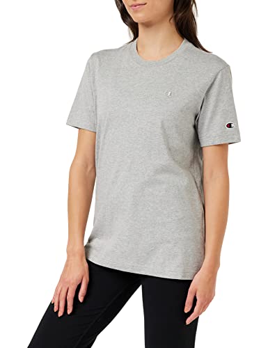 Champion Herren Rochester 1919 C-Logo Crewneck S-s T-Shirt, Grau Meliert (Nogm), Small von Champion