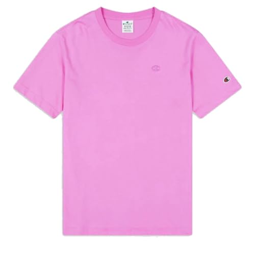 Champion Herren Rochester 1919 C-Logo Crewneck S-s T-Shirt, Rosa Lila (Ptp), Small von Champion