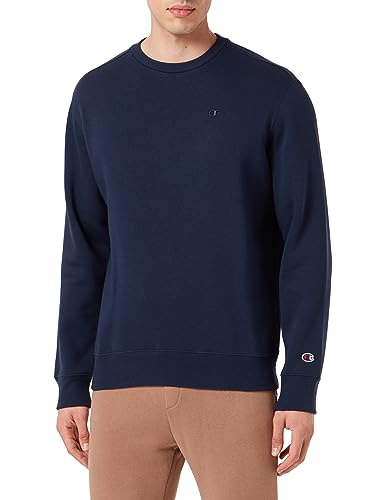 Champion Herren Rochester 1919 C-Logo Heavy Poly-Fleece Crewneck Sweatshirt, Blu Notte, S von Champion