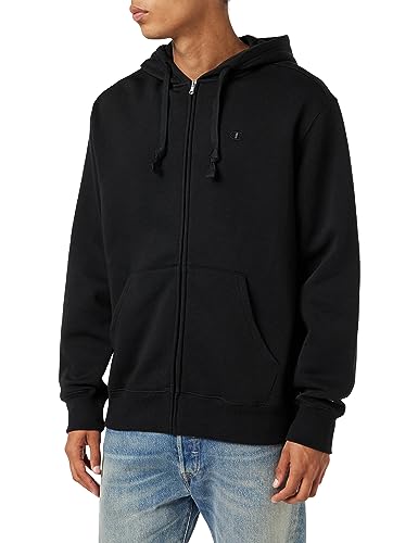 Champion Herren Rochester 1919 C-Logo Heavy Powerblend Fleece Full Zip Kapuzenpullover, Nero, S Champion Herren Rochester 1919 C-Logo Heavy Powerblend Fleece Full Zip Kapuzenpullover, Nero, S von Champion