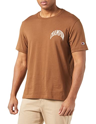 Champion Herren Rochester 1919 City Exporer Crewneck S-s T-Shirt, Braun (Bob), X-Small von Champion