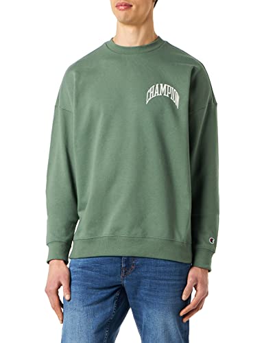 Champion Herren Rochester 1919 City Exporer Crewneck Sweatshirt, Grün (DUK), L von Champion