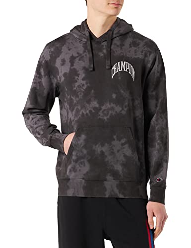 Champion Herren Rochester 1919 City Exporer Tie Dye Kapuzenpullover, Schwarz, M von Champion