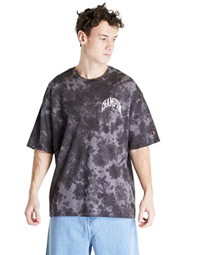 Champion Herren Rochester 1919 City Exporer Tie Dye T-Shape S-s T-Shirt, Schwarz, Large von Champion