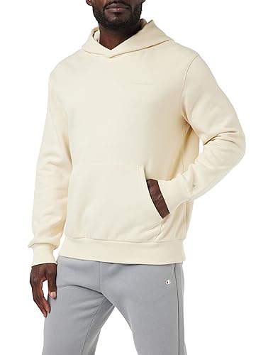 Champion Herren Rochester 1919 Eco Future-Organic Cotton Heavy Fall Fleece Crewneck Sweatshirt, Beige Chiaro, M von Champion