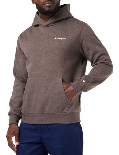 Champion Herren Rochester 1919 Eco Future-Organic Cotton Heavy Fall Fleece Kapuzenpullover, Marrone Scuro Melange, M von Champion