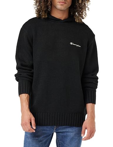 Champion Herren Rochester 1919 Eco Future Recycled Knitted Winter Edition Kapuzenpullover, Nero, L von Champion