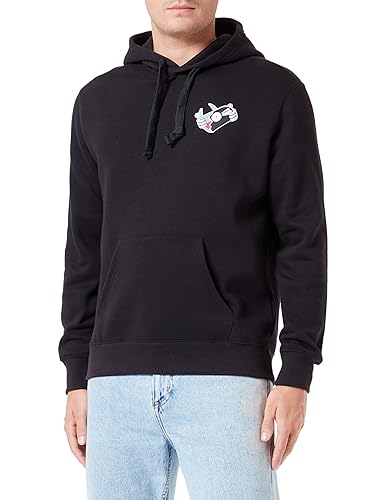 Champion Herren Rochester 1919 Graphic Gallery-Heavy Powerblend Fleece Kapuzenpullover, Nero, M von Champion