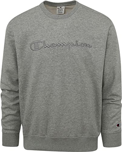 Champion Herren Rochester 1919 Logo Crewneck Sweatshirt, Grau meliert (Nogm), M von Champion