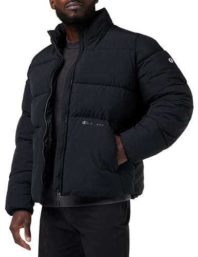 Champion Herren Rochester 1919 Outdoor High Neck Gepolsterte Jacke, Nero, L Champion Herren Rochester 1919 Outdoor High Neck Gepolsterte Jacke, Nero, L von Champion