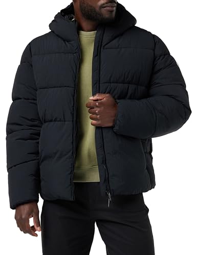 Champion Herren Rochester 1919 Outdoor Hooded Gepolsterte Jacke, Nero, M von Champion